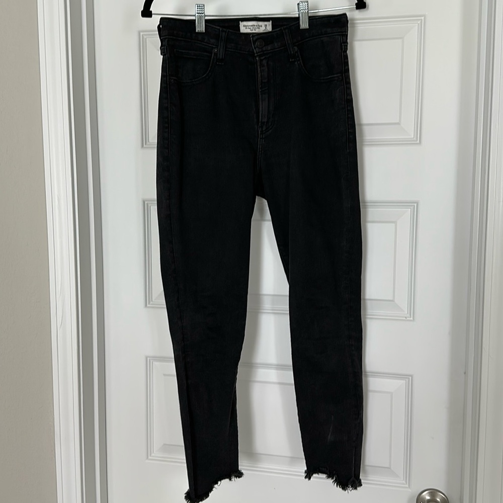 Abercrombie & Fitch Dark Blue Skinny Jeans - Picture 2 of 5